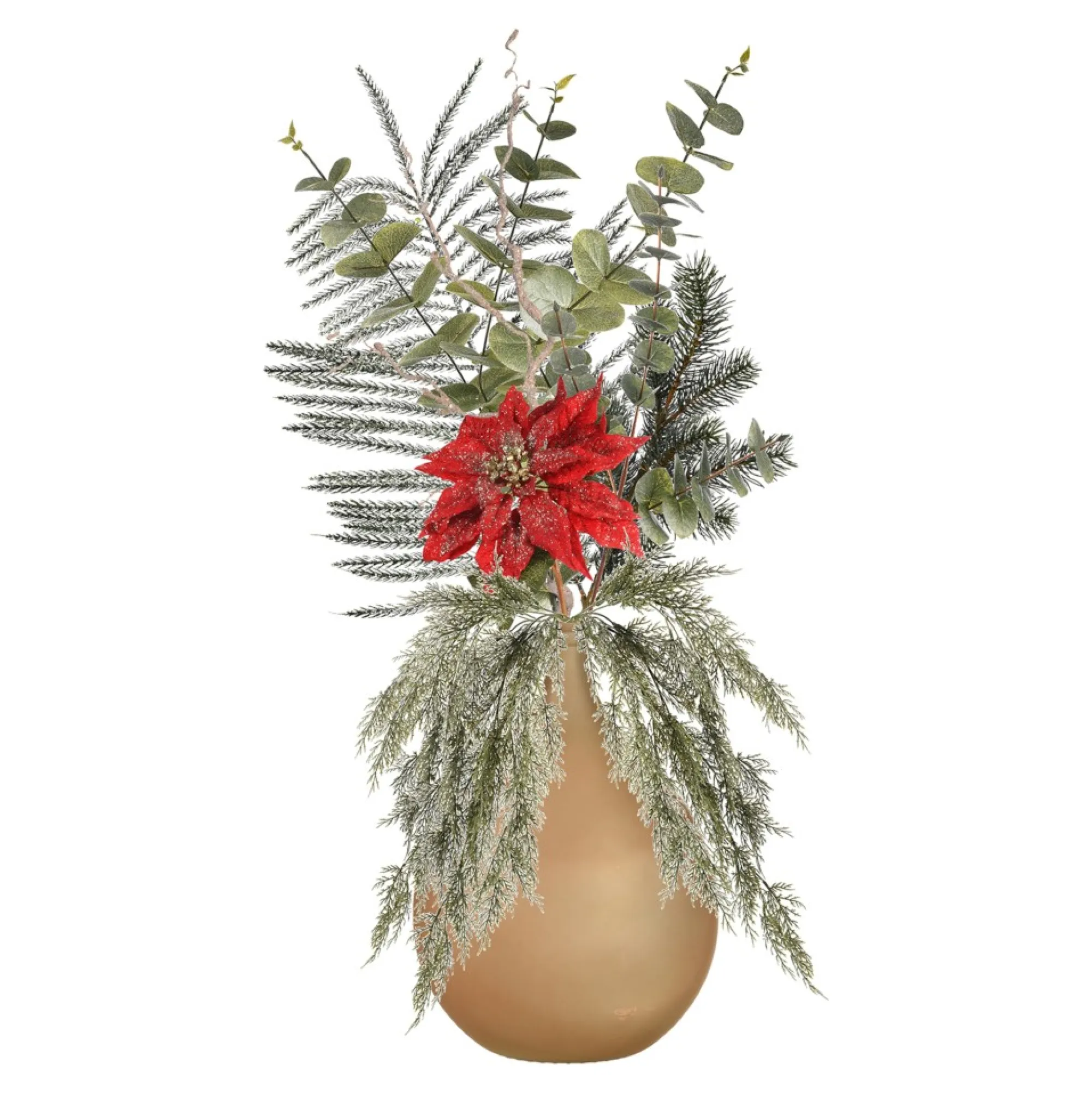 Flash Sale Vase Ballon Classic Christmas Avec Fleurs Artificielles Idées De Cadeaux