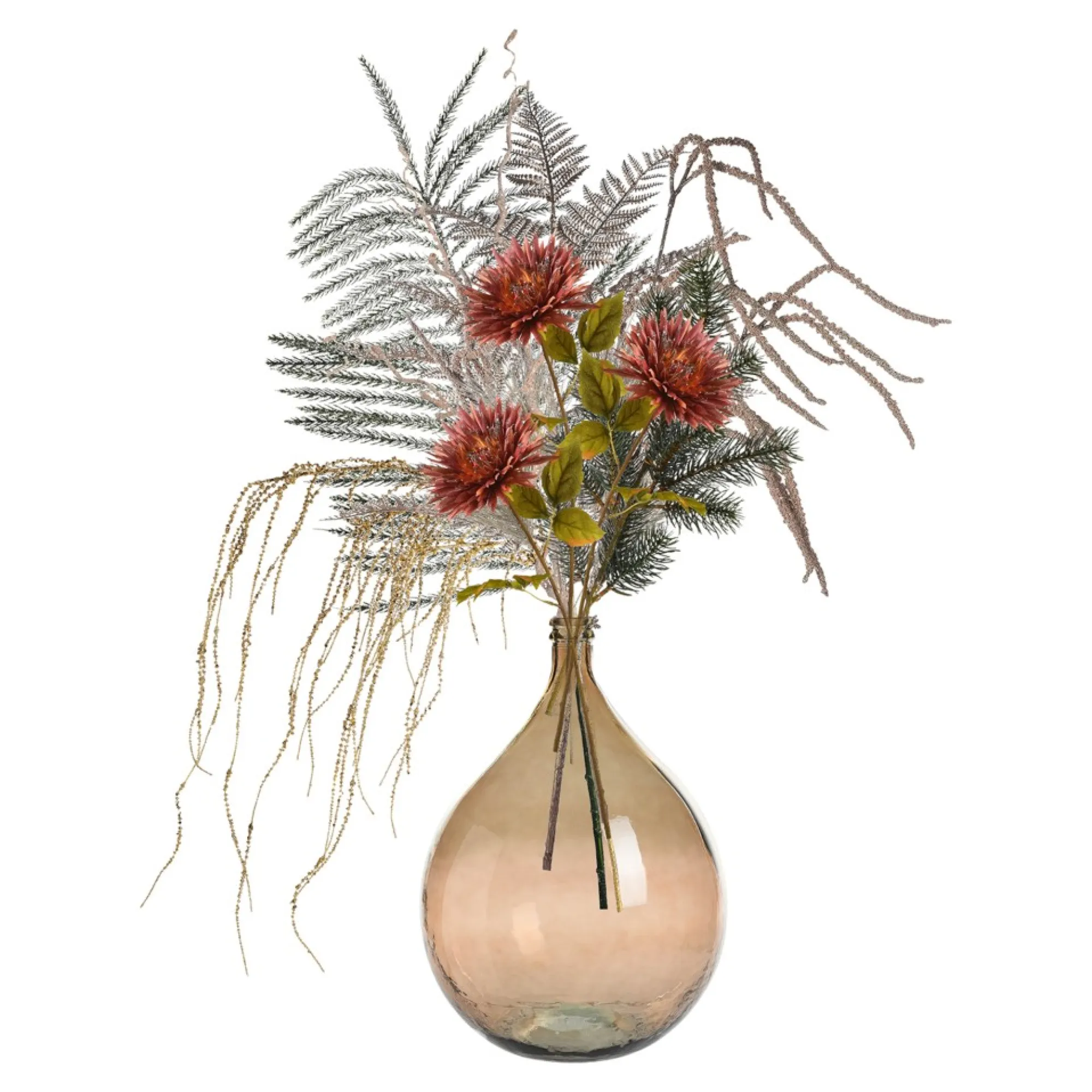 Flash Sale Vase Ballon Winter Glam Avec Fleurs Artificielles Idées De Cadeaux