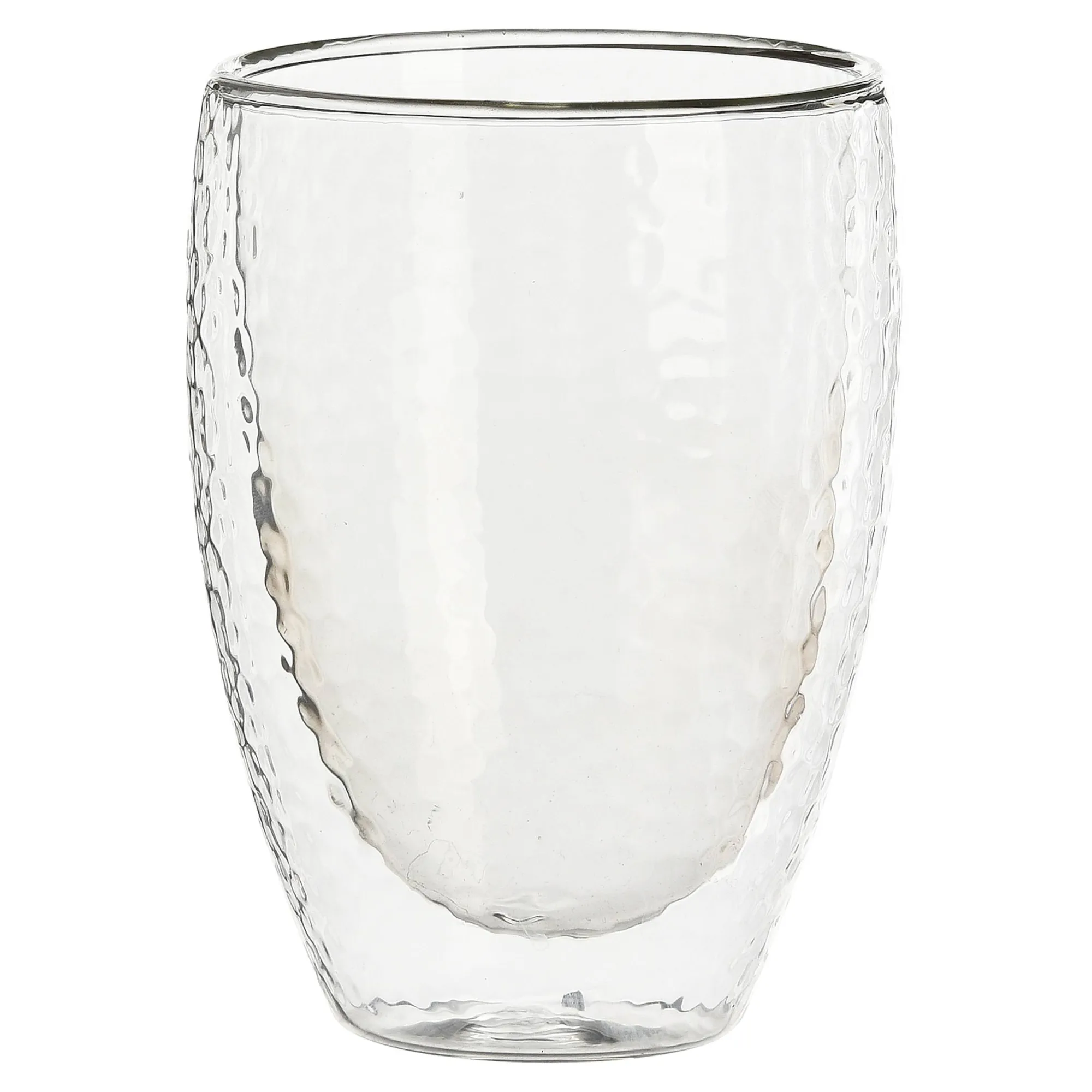 New Verre À Boire Isolant A Double Paroi Hammered Tasses & Gobelets