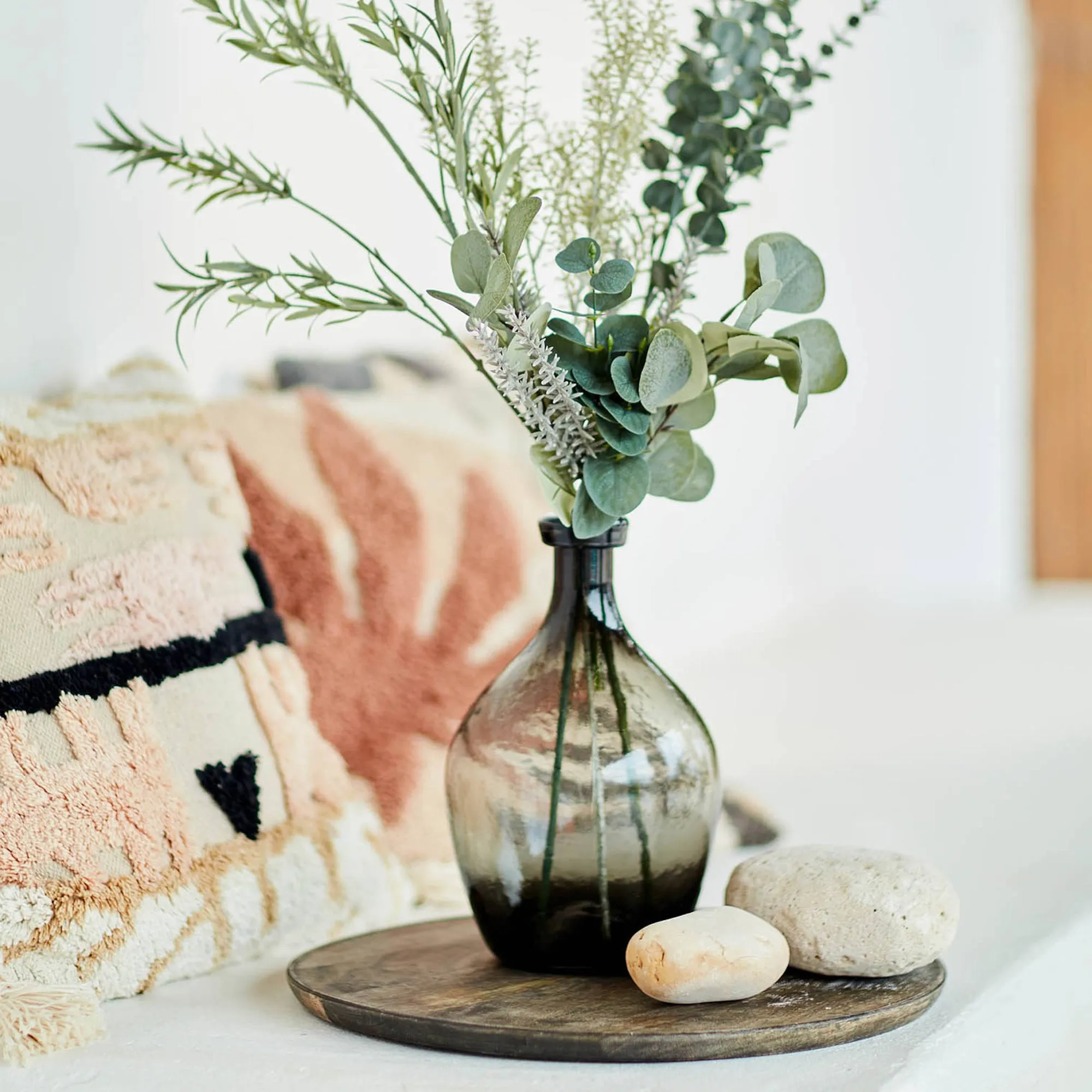 Online Zweig Eukalyptus Modern Ca.74Cm, Creme Fleurs Individuelles